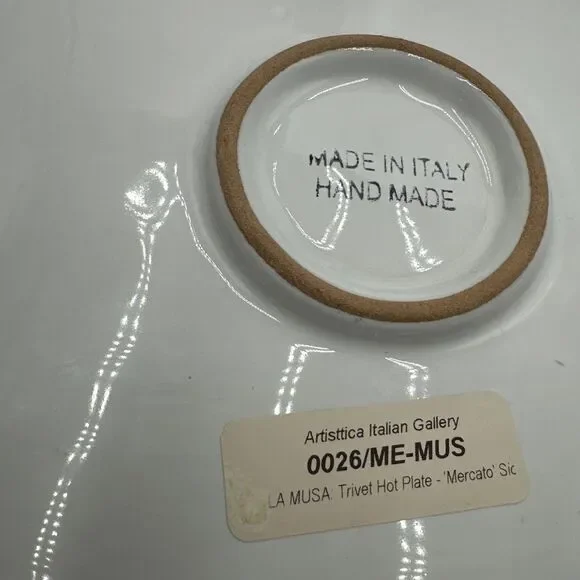 Vintage LaMusa Mercato Trivet Hot Plate Watermelon Fruit 9.5x7.5” - Picture 5 of 5